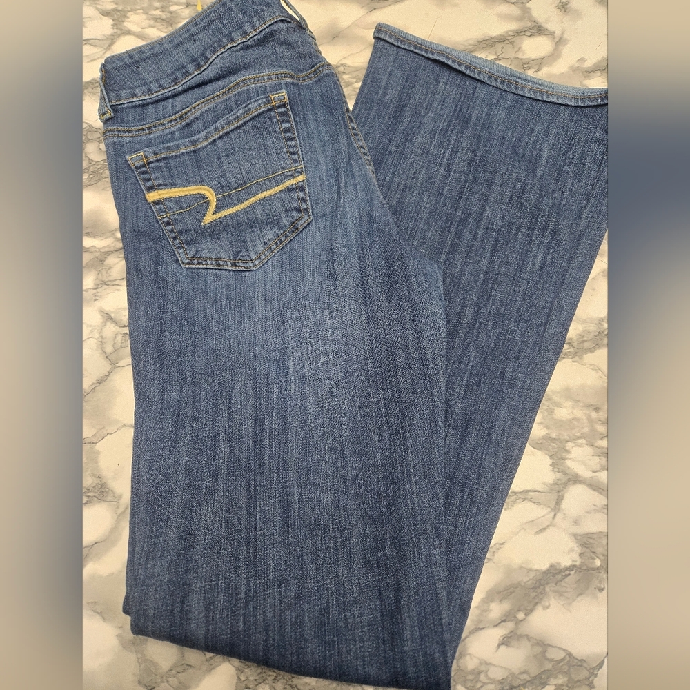 American Eagle Outfitters Straight Leg Blue Jeans